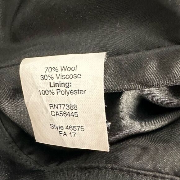 J Crew Wool Pencil Skirt Black size 4 - Picture 5 of 6